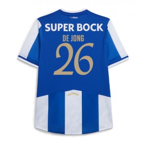 Porto Luuk de Jong #26 Jalkapallovaatteet Kotipaita 2025-26 Lyhythihainen